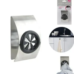 Accroche torchon en inox adhésif