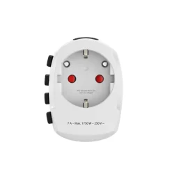 Adaptateur de voyage SKROSS WORLD TRAVEL PRO Blanc