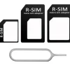 Adaptateur H'MC nano-micro-stand.SIM+PIN pour iPhone 4/4S/5