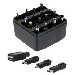 Alimentation EDENWOOD universelle 3 à 12V - 27W USB-C + 20 connecteurs