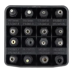 Alimentation EDENWOOD universelle 3 à 12V - 27W USB-C + 20 connecteurs