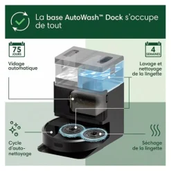 Aspirateur robot laveur IROBOT ROOMBA PLUS 406 COMBO + AUTO WASH DOCK