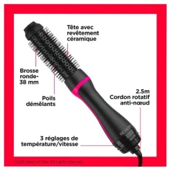 Brosse soufflante REVLON one step RVDR5292e