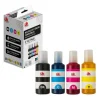 Cartouche compatible UPprint Epson EcoTank 102 - Pack de 4 - magenta, cyan, noir, jaune