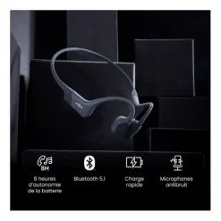 Casque Bluetooth à conduction osseuse SHOKZ OPENRUN Noir