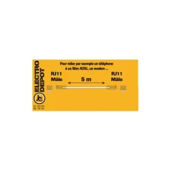 Câble EDENWOOD RJ 11 M / M 5 M