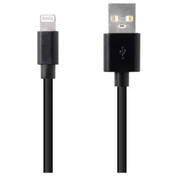 Câble Lightning / USB HIGH ONE 1M Noir