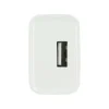 Chargeur secteur USB HIGH ONE 2,4AA Blanc