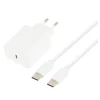 Chargeur secteur USB-C EDENWOOD 45W + Câble USB-C / USB-C 1M Blanc