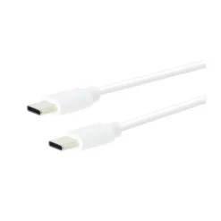 Chargeur USB C 3 ports EDENWOOD 65W + Câble USB-C / USB-C 1M Blanc