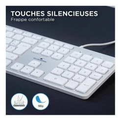 Clavier BLUESTORK filaire pour Mac