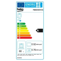 Cuisinière induction BEKO FSE58300WCS