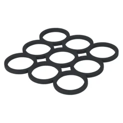 Dessous de plat silicone formes géométriques
