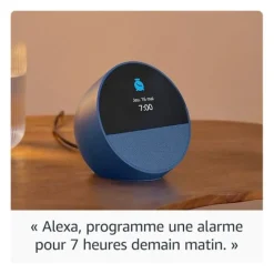 Enceinte AMAZON ECHO SPOT Bleue