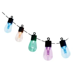 Guirlande électrique ON EARZ Guingette multicolore connectée 25 ampoules