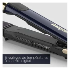 LISSEUR BOUCLEUR BABYLISS ST484E 2en1 Black Onyx