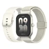 Montre connectée Echo Rainbow Mesh Blanche - 2 Bracelets
