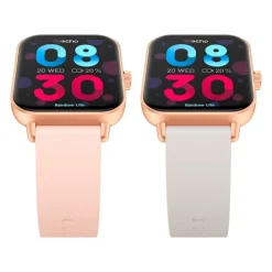 Montre connectée ECHO Rainbow Lite Rose + bracelet Gris