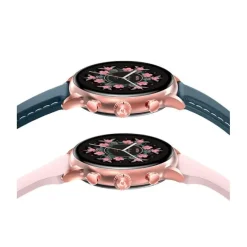 Montre connectée ECHO Rainbow Voyager Bleu + Bracelet Rose