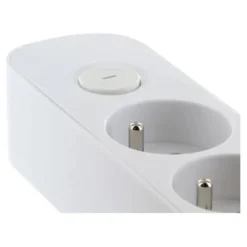 Multiprise CHACON 8 prises avec interrupteur Blanche - Cable 1.5m