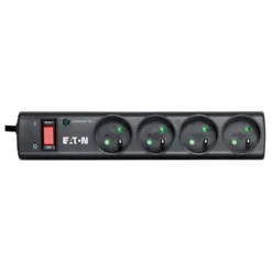 Multiprise parafoudre EATON 4 prises Noire - Cable 1m