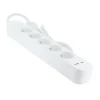Multriprise ELECTRO DEPOT 5 prises + 2 USB Blanche - Cable 1.5m