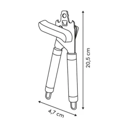 Ouvre boîte inox