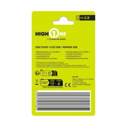 Pack de 3 clés 2.0 USB High One 16Go - TOTAL 48Go