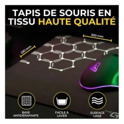 Pack gaming THE G-LAB COMBO ELECTRON 4en1 clavier et souris sans fil