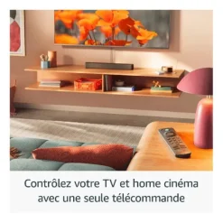 Passerelle Multimédia FIRE STICK TV AMAZON HD 2024 avec télécommande