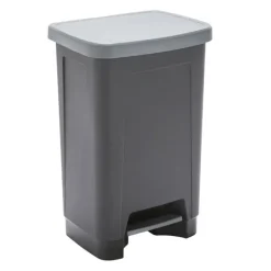 Poubelle plastique à pédale 50L
