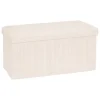 Pouf double pliable 76x38x38cm velours