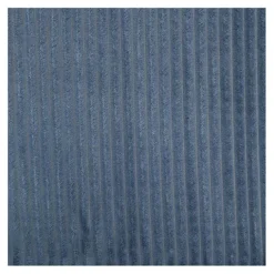 Pouf pliable 38Xx38cm velours bleu