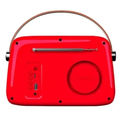Radio LEDWOOD ALMA Vintage Rouge
