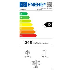 Réfrigérateur 4 portes VALBERG 4D 516 D X625C2