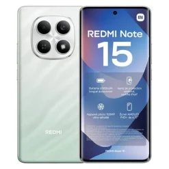 Smartphone XIAOMI Redmi Note 15 4G 256Go Vert + Coque
