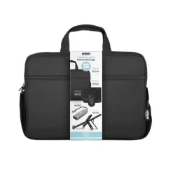 Starter pack URBAN FACTORY sacoche + souris sans fil + hub + tapis de souris + support PC