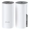 Système wifi Mesh TP LINK + 2ports Fast ethernet Deco E4 ( pack-2)