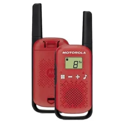 Talkie Walkie MOTOROLA T42 RED x 2