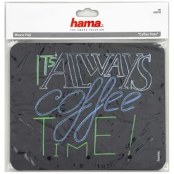 Tapis de souris HAMA NOIR "COFFEE TIME"