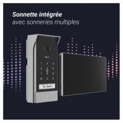 Visiophone connecté EZVIZ EP7 2K avec panneau solaire